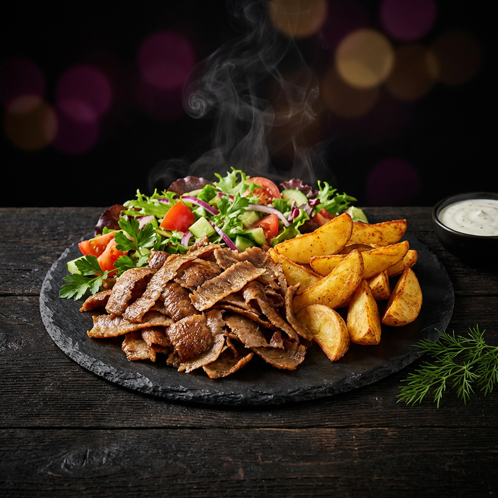 2 - Kebab lohkoperunat